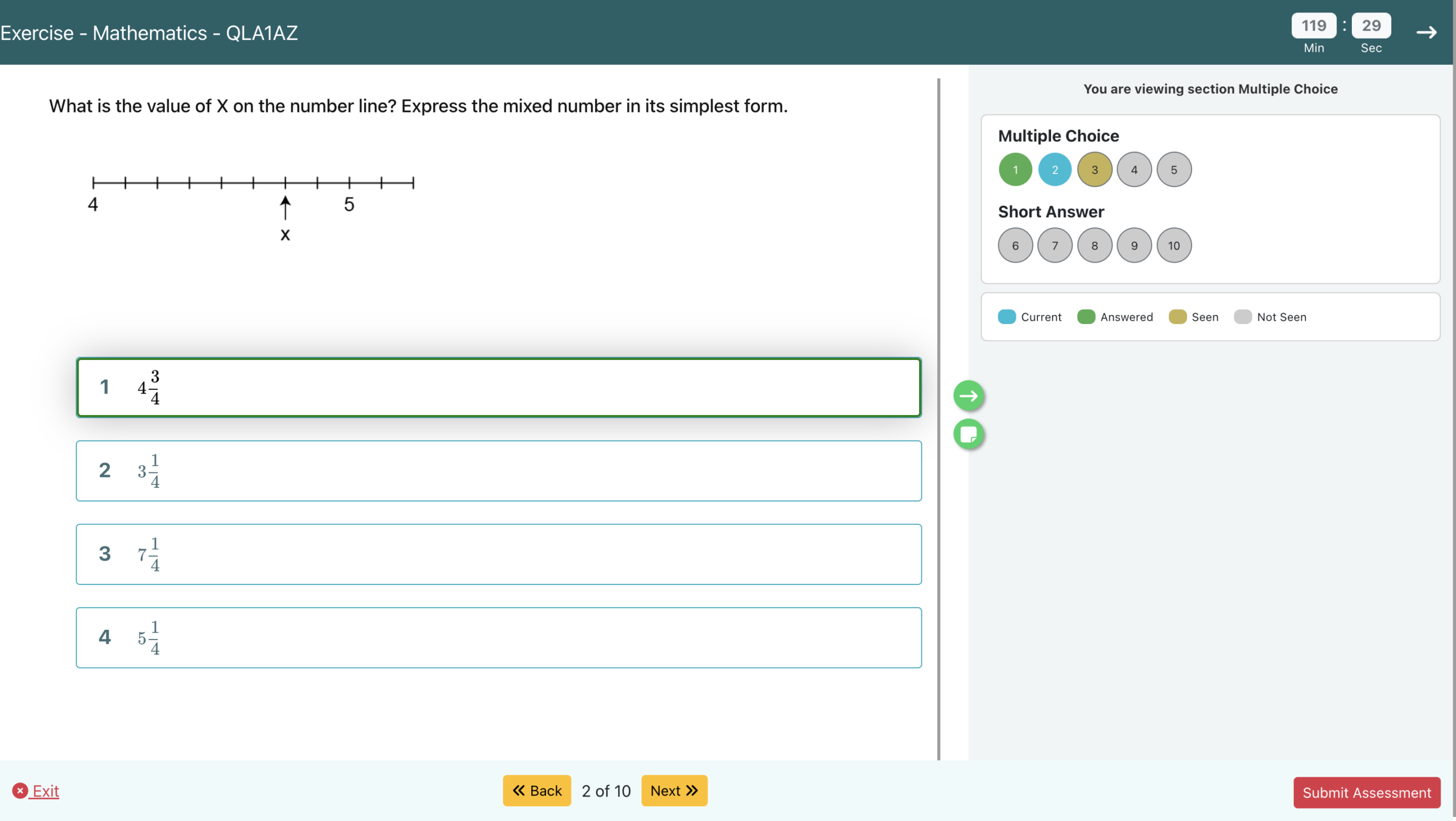 An answer marked correct with the working shown